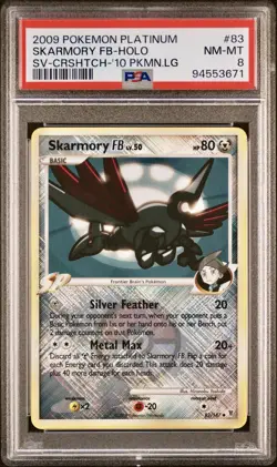 PSA 9 Pokemon TCG Skarmory [FB] League & Championship Cards 83 Holo Promo Cross - Image 1