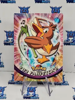 Topps Pokemon #83 Farfetch’d Blue Logo LP - Image 1