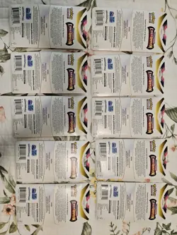 10 x Pokemon Lost Origin Blister Packs Scorbunny and Croagunk with galaxy swirl - Image 2
