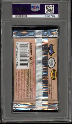 Pokemon Fossil 1st Edition Lapras Art Sealed Booster Pack PSA 9 Mint - Image 2