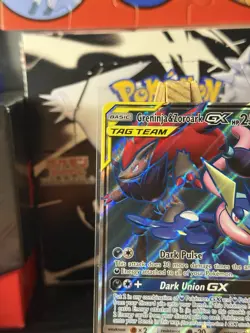 Pokemon Greninja & Zoroark GX Ultra Rare Full Art Unbroken Bonds 200/214 NM - Image 2