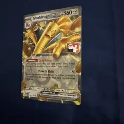 Gholdengo Ex Pokemon Prize Pack Series 5 Promo Pokemon Card NM Play Stamp - Image 2