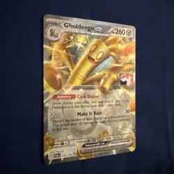 Gholdengo Ex Pokemon Prize Pack Series 5 Promo Pokemon Card NM Play Stamp - Image 3