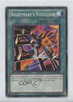 Nightmare's Steelcage 1st Ed. YuGiOh Marik Structure Deck #SDMA-EN021 2010 0ob9 - Image 1