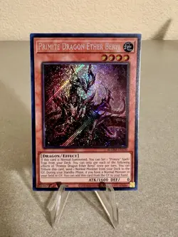 Yu-Gi-Oh! TCG Primite Dragon Ether Beryl Secret Rare 1st Edition - Image 1
