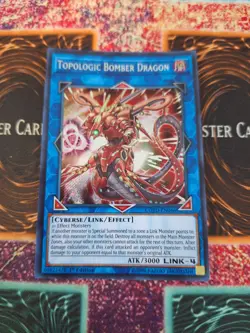 Yugioh Topologic Bomber Dragon COTD-EN046 Secret Rare 1st Edition Near Mint - Image 1