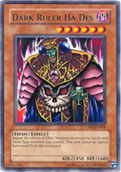 Dark Ruler Ha Des - CP05-EN008 - Rare - Unlimited Edition x1 - Lightly Played - Image 1