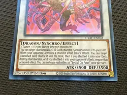 Bystial Dis Pater CYAC-EN041 Ultra Rare (UR) 1st Edition Yu-Gi-Oh! - Image 2