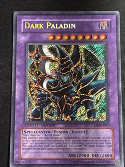 Dark Paladin DMG-001 Limited Edition Yu-Gi-Oh Secret Rare Promo Card Played LP - Image 1