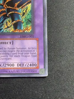 Dark Paladin DMG-001 Limited Edition Yu-Gi-Oh Secret Rare Promo Card Played LP - Image 4