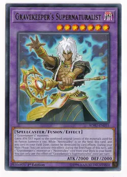 Gravekeeper's Supernaturalist - SOFU-EN035 - Rare - 1st Ed YuGiOh NM - Image 1
