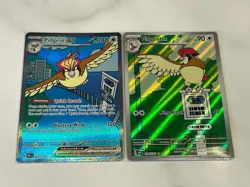 Pokemon TCG x2 Pidgeot 225/197 Pidgeotto 208/197 Full Art Cards Lot Bundle - Image 1