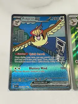 Pokemon TCG x2 Pidgeot 225/197 Pidgeotto 208/197 Full Art Cards Lot Bundle - Image 2