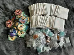 Disney Lorcana Trove Lot Of Lore Counters, Dice and Card Dividers - Image 1