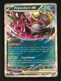 Fezandipiti ex - Pokemon TCG 038/064 Sv: Shrouded Fable Ultra Rare Holo Card ENG - Image 1