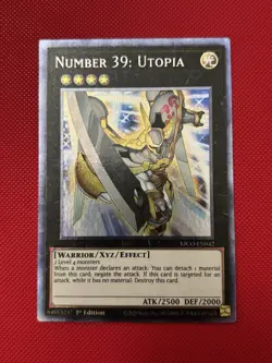 Yugioh! Number 39: Utopia KICO-EN042 Collector Rare (CR) 1st Ed NM - Image 1