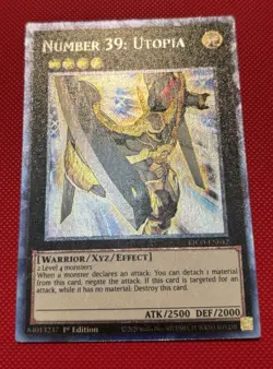 Yugioh! Number 39: Utopia KICO-EN042 Collector Rare (CR) 1st Ed NM - Image 2