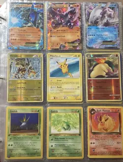 Pokemon 144 Card Binder Collection Vintage Holos, Rares, Mid Era, Modern, Ex - Image 1