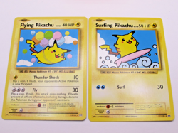 Surfing & Flying Pikachu 111/108 & 110/108 Pokemon XY Evolution Secret Rare Card - Image 1
