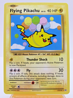 Surfing & Flying Pikachu 111/108 & 110/108 Pokemon XY Evolution Secret Rare Card - Image 3
