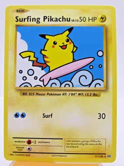 Surfing & Flying Pikachu 111/108 & 110/108 Pokemon XY Evolution Secret Rare Card - Image 5