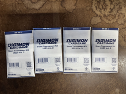 Digimon Card Game - Store Tournament Kit 2025 Volume 2 x2 and Volume 3 x2 SEALED - Image 1