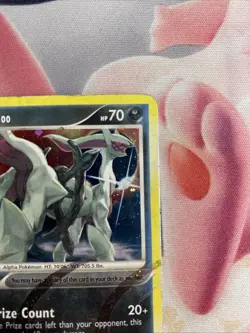 Pokemon TCG Arceus AR1 DPP Arceus Holo Rare Card EN-DMG 2009 - Image 4