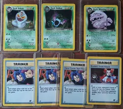 Vintage Pokemon card lot, 7 Holo, 6 First Edition, 2 Error cards, 250+ cards - Image 2