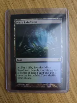 Misty Rainforest Zendikar Regular Rare Fetch Land MTG Card Magic The Gathering - Image 1