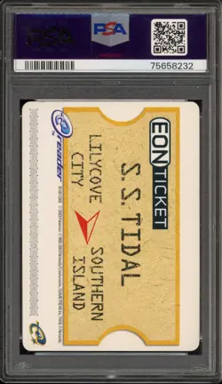 Pokemon EON Ticket e Card Ruby & Sapphire Promo PSA 9 Mint - Image 2