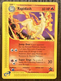 Pokemon TCG Rapidash Black Star Promo #51 Trading Card NM - Image 1