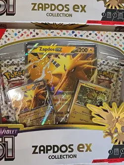 Pokemon TCG Scarlet & Violet 151 Zapdos ex Collection Box Case Of 4-Booster Pack - Image 5