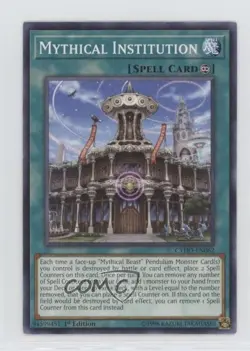 Mythical Institution 1st Ed. YuGiOh Cybernetic Horizon #CYHO-EN062 0ob9 - Image 1