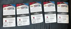 Pokemon Battle Styles Sword & Shield Pin Charmander/Arrokuda FIVE BOOSTER PACKS - Image 2