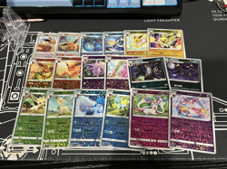 Pokemon TCG Star Holo Eevee Evolution (18 Card Full Set) Gem Pack Vol. 2 Chinese - Image 1