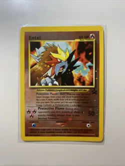 Entei 34/53 WOTC Promo Reverse Holo Pokemon TCG NM - Image 1