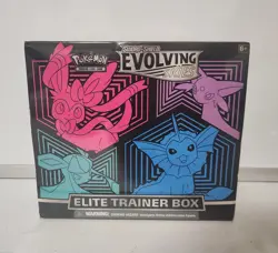 Pokemon Sword And Shield Evolving Skies Elite Trainer Box Factory Sealed - Image 1