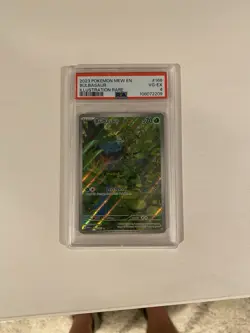 Bulbasaur Illustration Rare 166/165 From Pokemon 151 - PSA 4 - Image 1