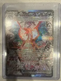2023 Pokemon Scarlet & Violet Obsidian Flames Charizard ex #223/197 - Image 1