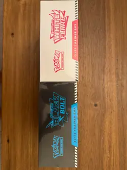 Pokemon Lot Black Bolt and White Flare Elite Trainer Box ETB Set of 2 Sealed - Image 4