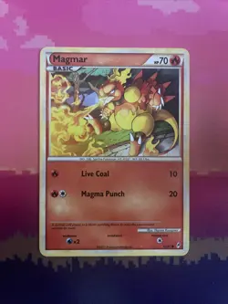 Pokemon Card Magmar Call Of Legends Common 62/95 Near Mint - Image 1