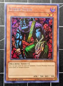 Yugioh! Cyber-Stein - BLHR-EN074 - Secret Rare - 1st Edition - NM - Image 1