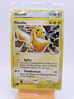 SEALED Pokemon TCG Pikachu Black Star Promo Holo #012 2003 - Image 1