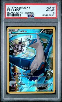 2015 POKEMON XY BLACK STAR PROMO LATIOS #XY79 HOLO PSA 8 NM #110495987 - Image 1