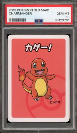 Pokemon Old Maid Charmander Japanese PSA 10 Gem Mint - Image 1