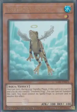 YuGiOh! - TREEBORN FROG - Ultra Rare Trading Game Card *FREE UK POSTAGE* - Image 1