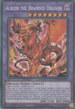 YuGiOh! - Albion The Branded Dragon - Trading Game Card *FREE UK POSTAGE* - Image 1