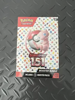 Pokemon S/V 151 Booster Bundle New Sealed English Edition - Image 1