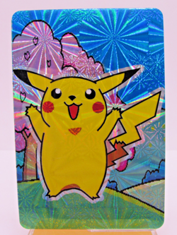 Rare Vintage Vending Machine Pokemon Card STICKER! Pikachu - Image 1