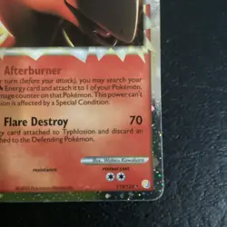 Typhlosion 110/123 Prime Holo Rare HGSS Heartgold Soulsilver Pokemon Card 💎 - Image 4